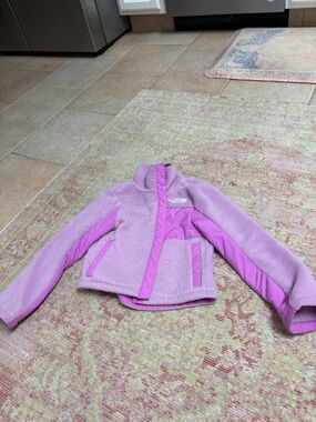 The North Face Girls Light Purple Fleece Jacket